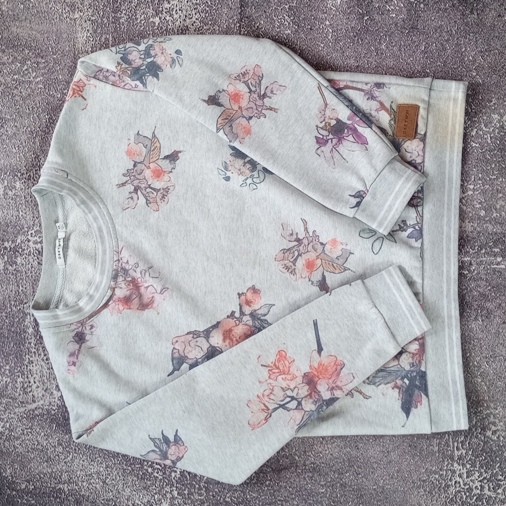 OBEY No 89 Floral Crewneck Sweater